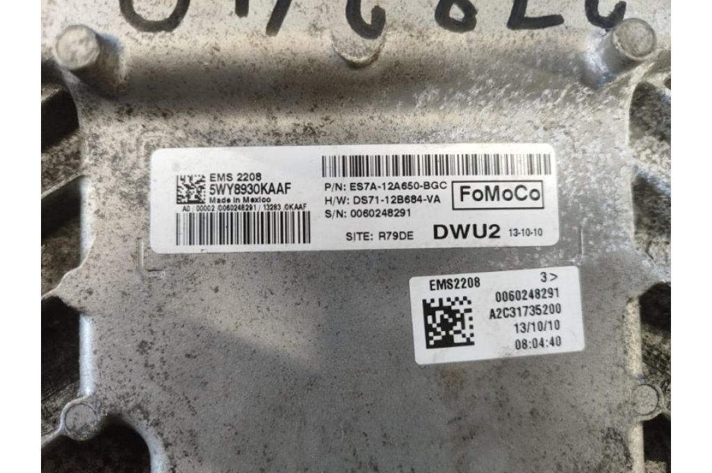DS71-12B684-VA | Moduł sterowania silnikiem FORD FUSION 14- (378240) - Zdjęcie 4
