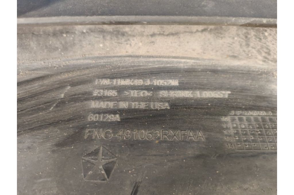 68109861AC | Przedni zderzak JEEP COMPASS 06-16 (378368) - Zdjęcie 24
