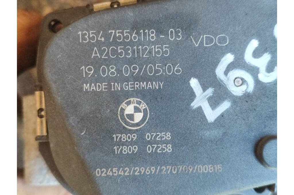 13547556118 | Przepustnica BMW 3 SERIES (E90-E93) 2005–2014 (378397) - Zdjęcie 4