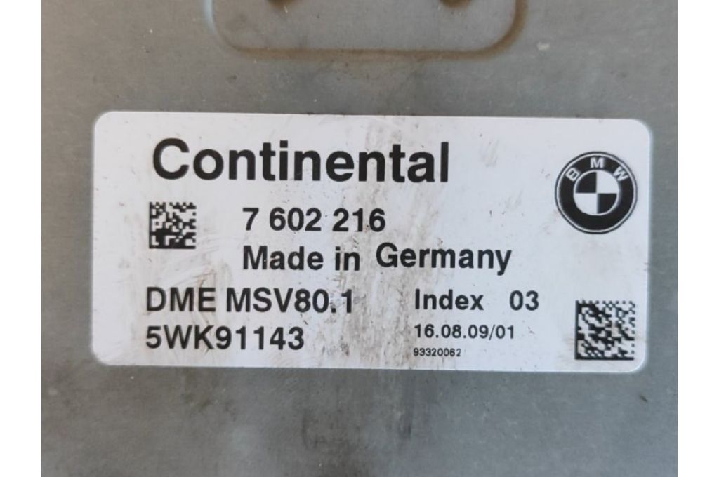 12147602216 | Moduł sterowania silnikiem BMW 3 SERIES (E90-E93) 2005–2014 (378402) - Zdjęcie 3