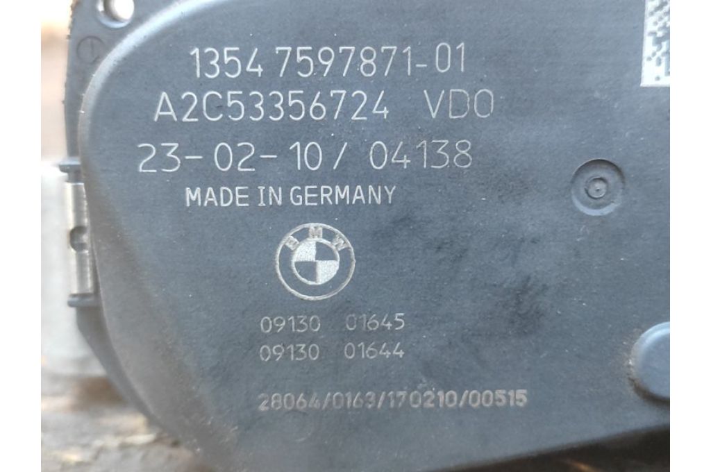 13547597871 | Przepustnica BMW X5 (E70) 07-13 (378800) - Zdjęcie 4