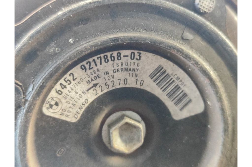 64529399060 | Kompresor klimatyzacji BMW 5 SERIES (F10) 11-13 (379033) - Zdjęcie 7