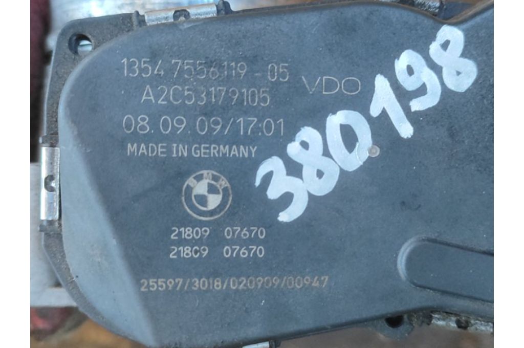 13547556119 | Przepustnica BMW 3 SERIES (E90-E93) 2005–2014 (380198) - Zdjęcie 6