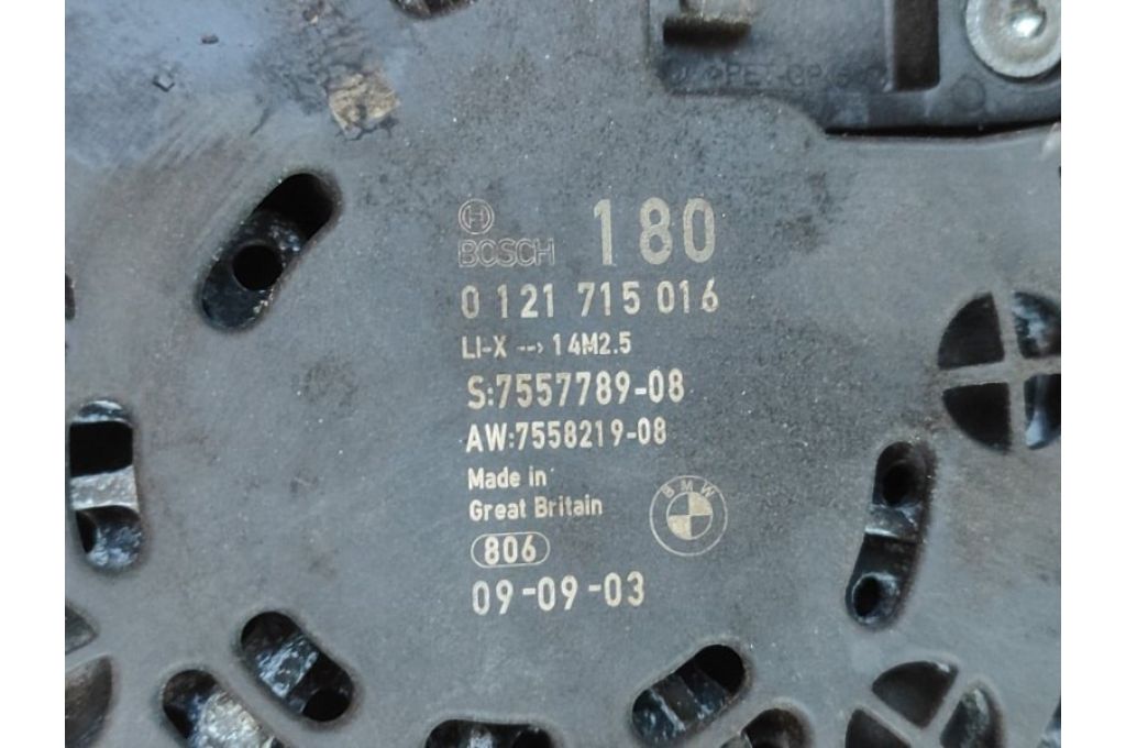 12317558220 | Alternator BMW 3 SERIES (E90-E93) 2005–2014 (380203) - Zdjęcie 4