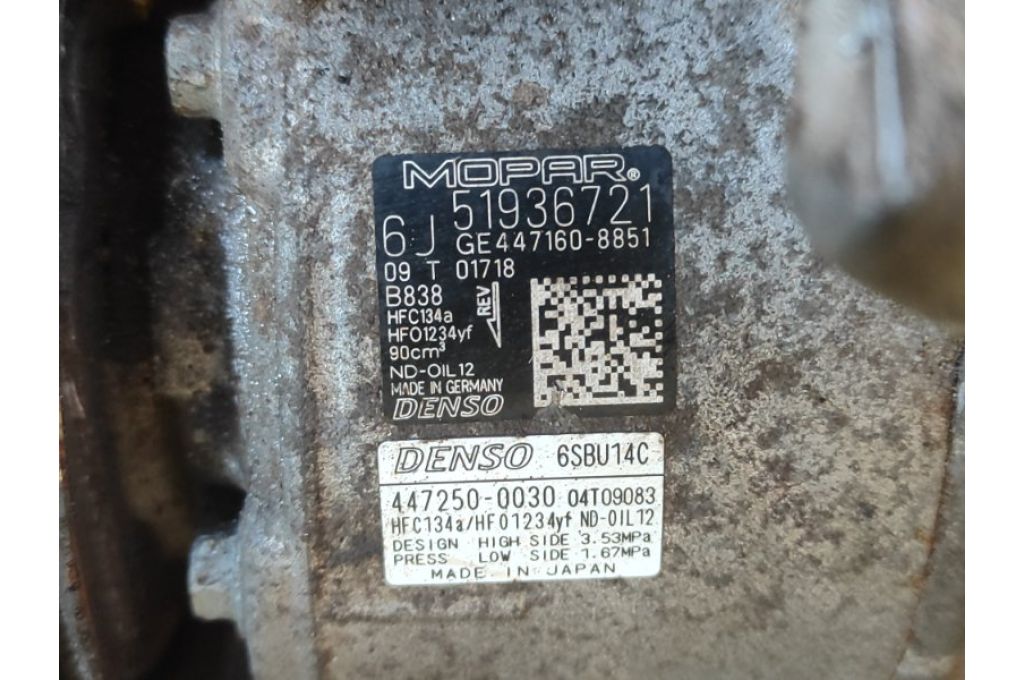 68245074AA | Kompresor klimatyzacji JEEP RENEGADE (BU) 14- (380646) - Zdjęcie 6