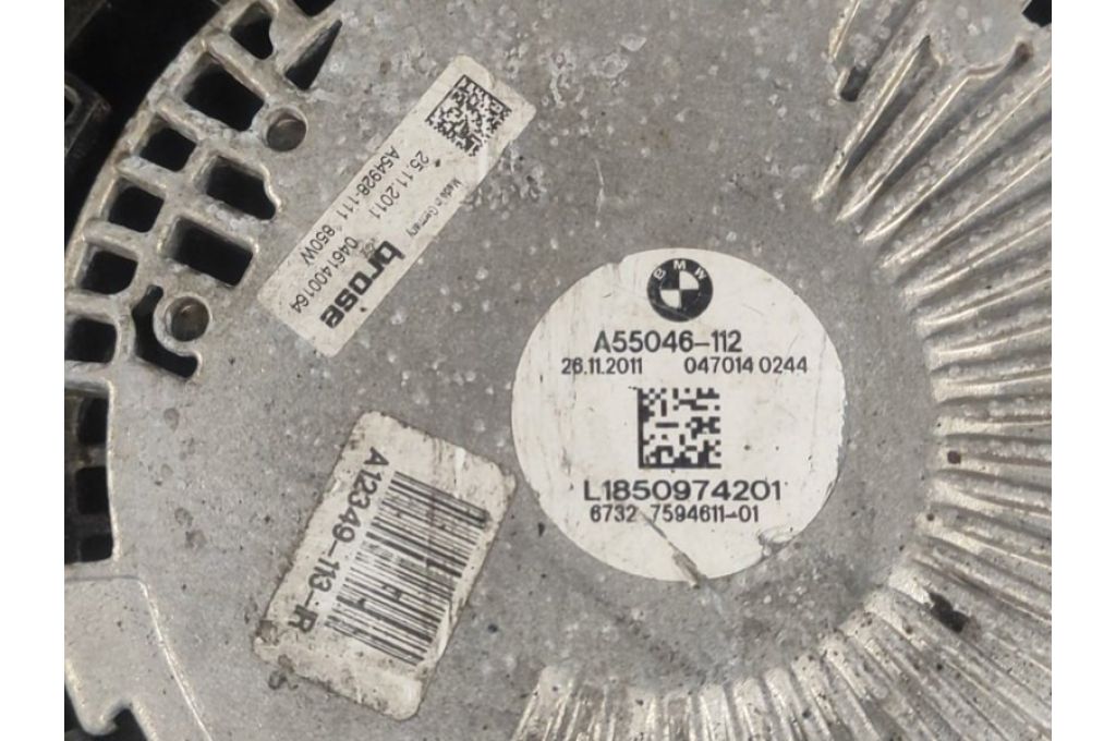 17427612453 | dyfuzor wentylatora chłodnicy głównej BMW 5 SERIES (F10) 11-13 (380875) - Zdjęcie 5