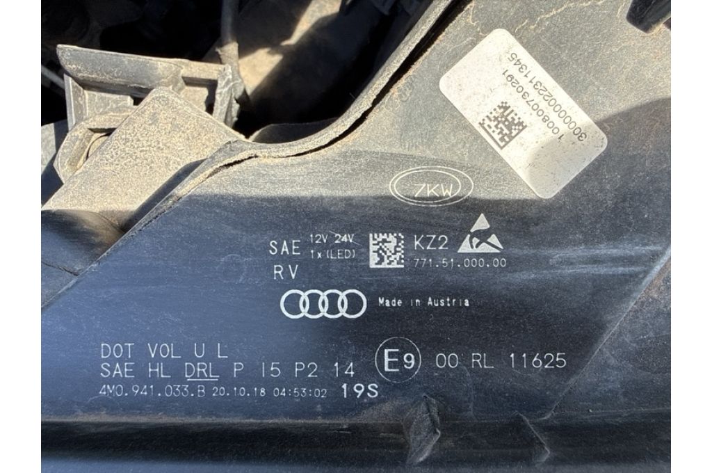 4M0 941 033 B | Reflektor Lampa przednia lew. AUDI Q7 15-19 (380948) - Zdjęcie 3