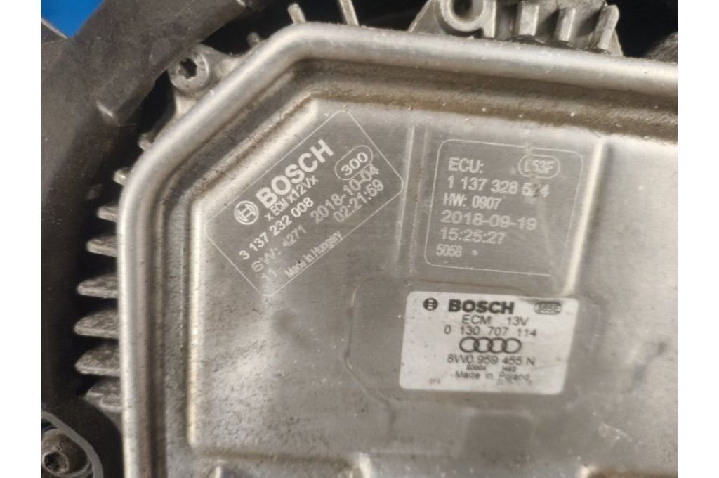 8W0 121 003 D | dyfuzor wentylatora chłodnicy głównej AUDI Q7 15-19 (381127) - Zdjęcie 8