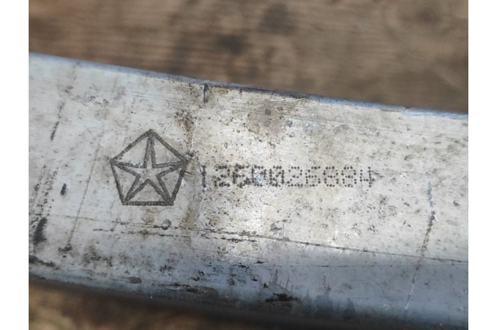 68227661AA | Wzmacniacz przedniego zderzaka CHRYSLER PACIFICA 16-20 (381145) - Zdjęcie 5