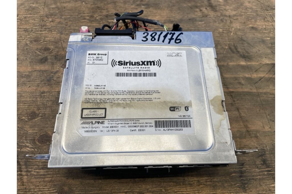 65128705962 | radio BMW 3 SERIES (F30) 2012–21 (381176)