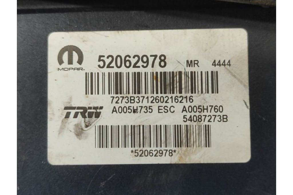 52062978 | Moduł ABS JEEP RENEGADE (BU) 14- (381221) - Zdjęcie 5