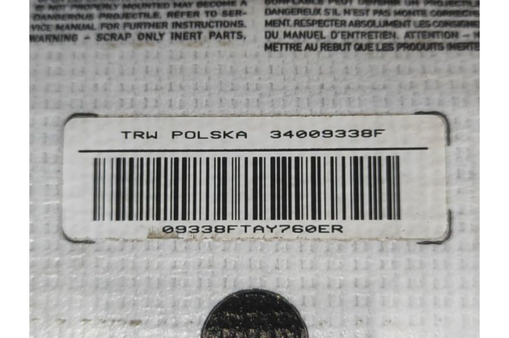399138247051 | Poduszka powietrzna dla pasażera BMW 3 SERIES (E90-E93) 2005–2014 (381282) - Zdjęcie 8