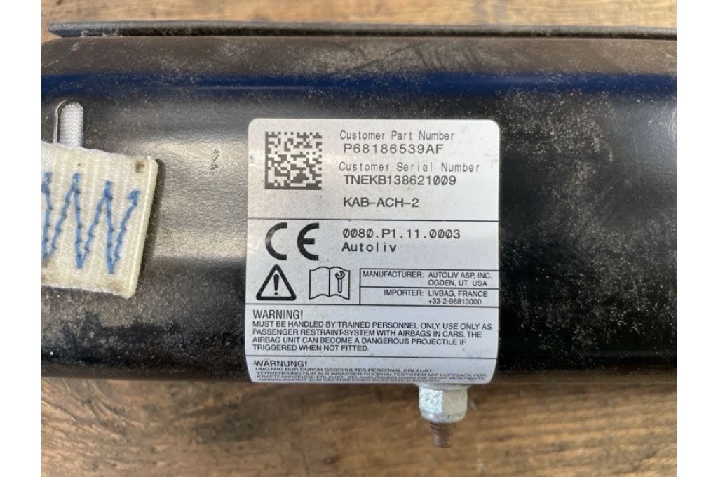 68186539AF | Poduszka powietrzna dla pasażera CHRYSLER PACIFICA 16-20 (381444) - Zdjęcie 5