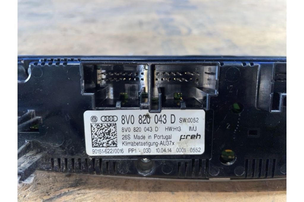 8V0820043D | Moduł sterowania ogrzewaniem AUDI A3 (8V) 12–17 (381450) - Zdjęcie 5
