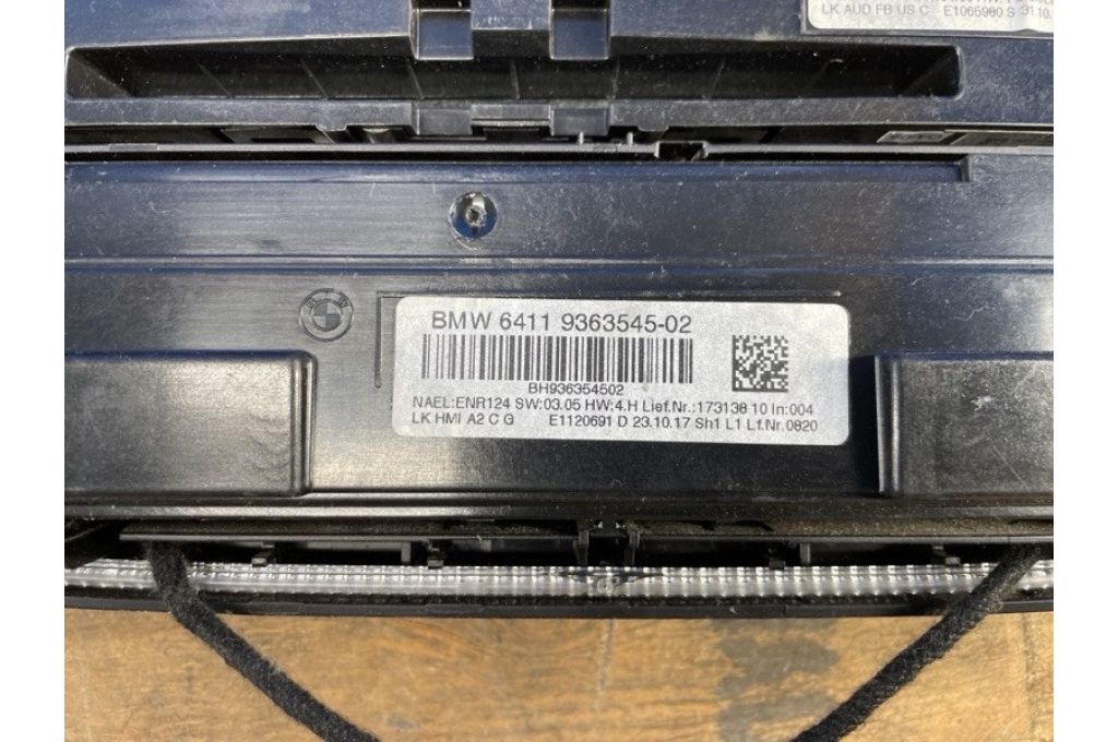 61316832881 | Moduł sterowania ogrzewaniem BMW 3 SERIES (F30) 2012–21 (381460) - Zdjęcie 5