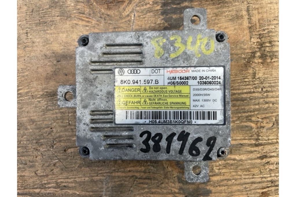 8K0941597B | Przetwornica XENON AUDI A3 (8V) 12–17 (381462)