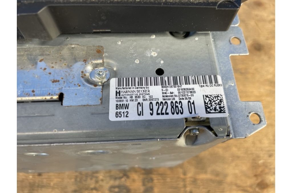65129222863 | radio BMW 3 SERIES (E90-E93) 2005–2014 (381463) - Zdjęcie 3