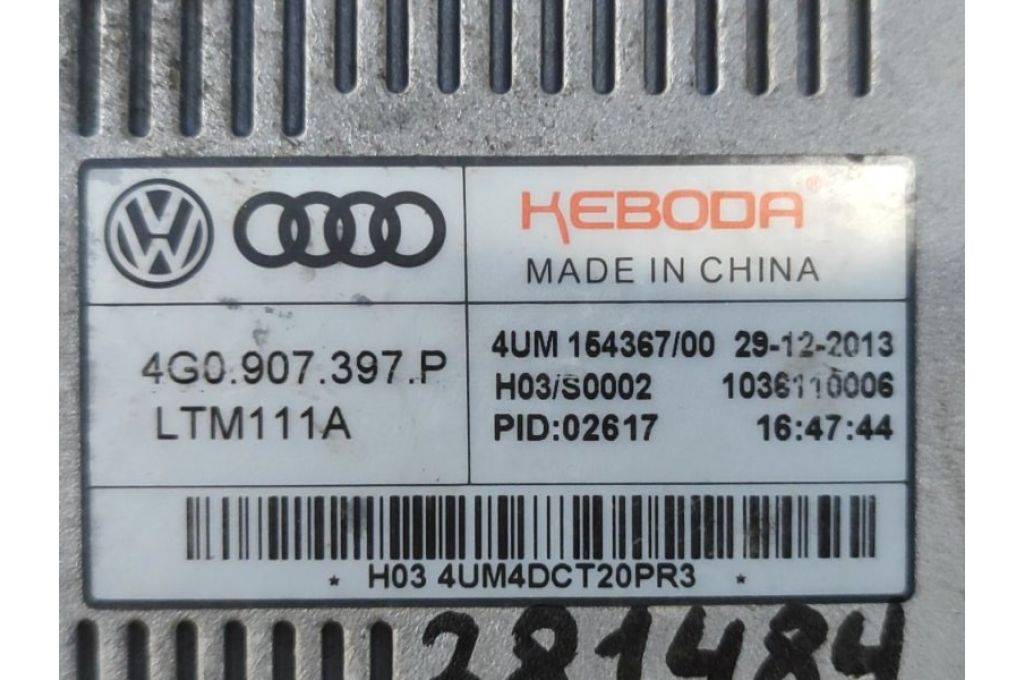 4G0907397P | Przetwornica XENON AUDI A3 (8V) 12–17 (381484) - Zdjęcie 4