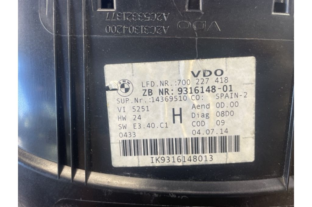 9316148-01 | Tablica przyrządów BMW X1 E84 09- (381506) - Zdjęcie 6