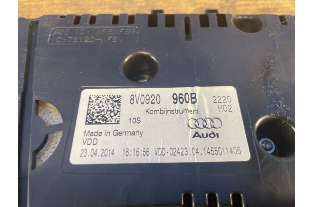 8V0920960B | Tablica przyrządów AUDI A3 (8V) 12–17 (381508) - Zdjęcie 7