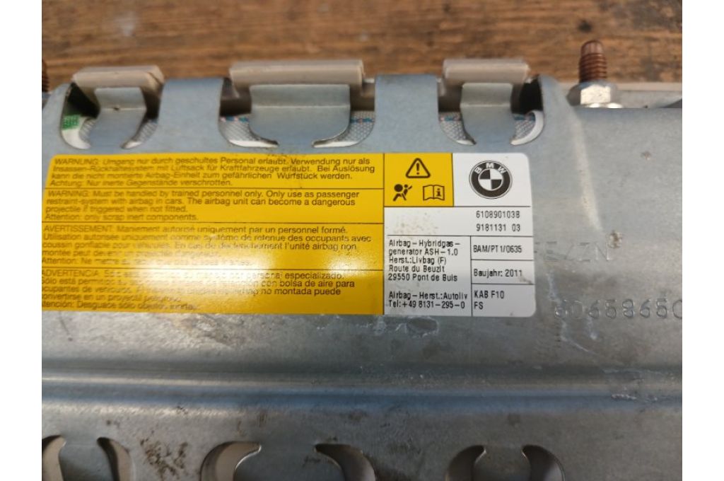 72129181131 | Poduszka powietrzna na kolana BMW 5 SERIES (F10) 11-13 (381658) - Zdjęcie 4