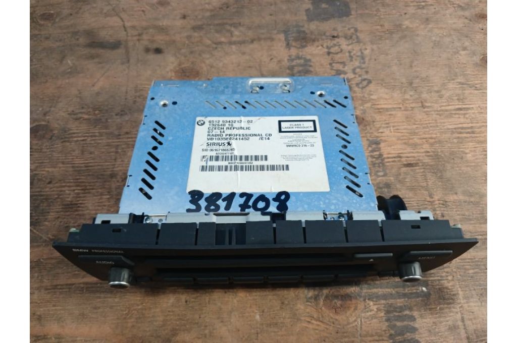 65129343213 | radio BMW X1 E84 09- (381708) - Zdjęcie 2