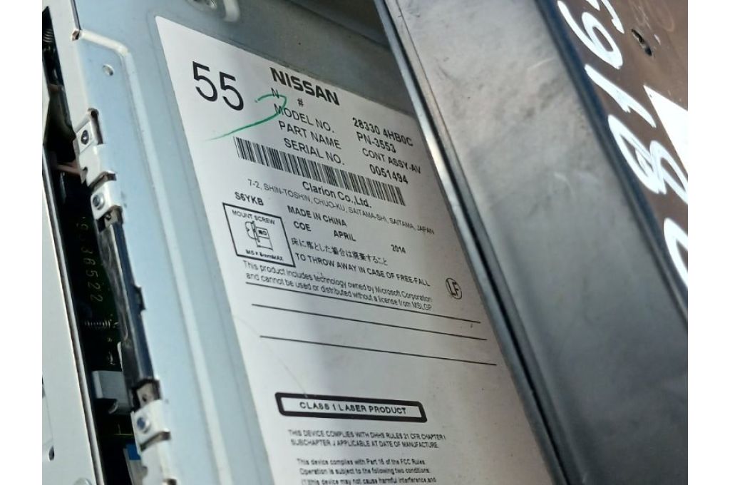 283304HB1A | radio INFINITI Q50 15-20 (381637) - Zdjęcie 7