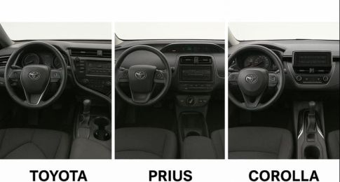 Toyota Camry, Prius, Corolla – porównanie wnętrz modeli miejskich