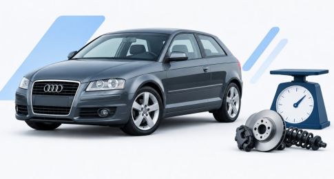 Ile waży Audi A3 8P? Masa własna różnych wersji Ile waży Audi A3 8P? Masa własna różnych wersji