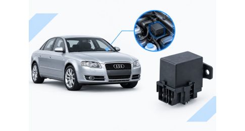Przekaźnik świec żarowych Audi A4 B7 - gdzie jest?